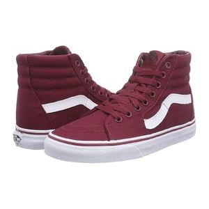 Vans Hi-Tops Burgundy size 6.5M 8W